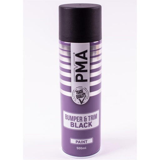 4x Autotek Professional Black Bumper and Trim 500ml Spray Paint High Coverage Autotek - Dynamic Drive