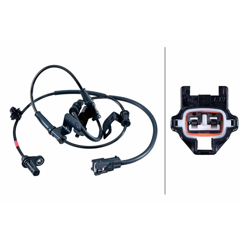Hella ABS Wheel Speed Sensor Front 6PU 358 251-611