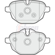 Fahren Front & Rear Pads fits BMW X4 2015-2018