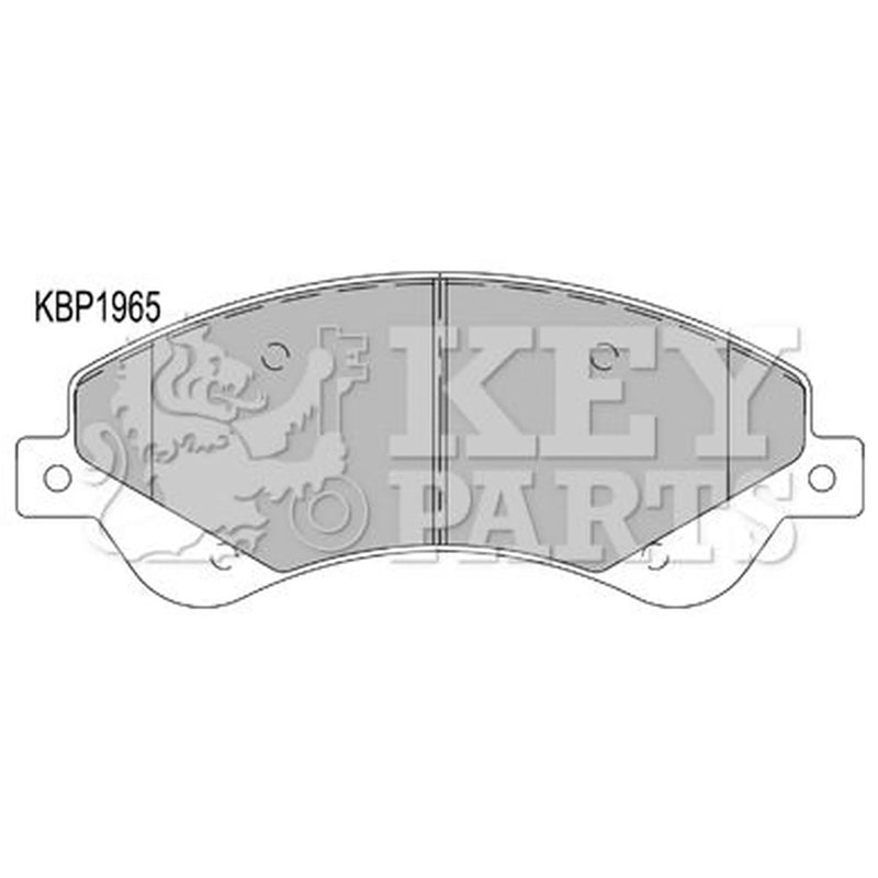 Key Parts 4 x Front Brake Pad Set fits Ford Transit 2006-2014 2.2