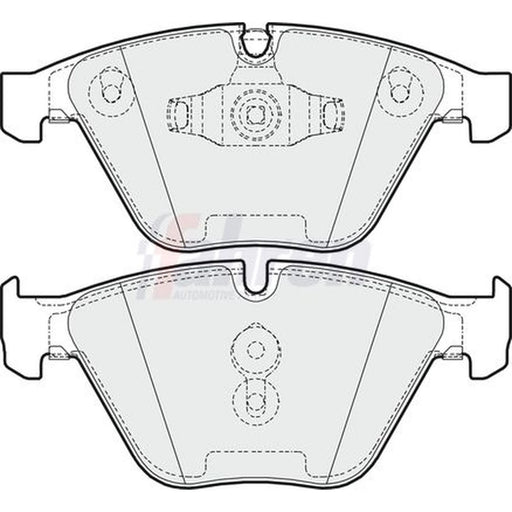 Fahren Front Vented & Rear Vented Brake Discs & Pads fits BMW 3 2004-2013