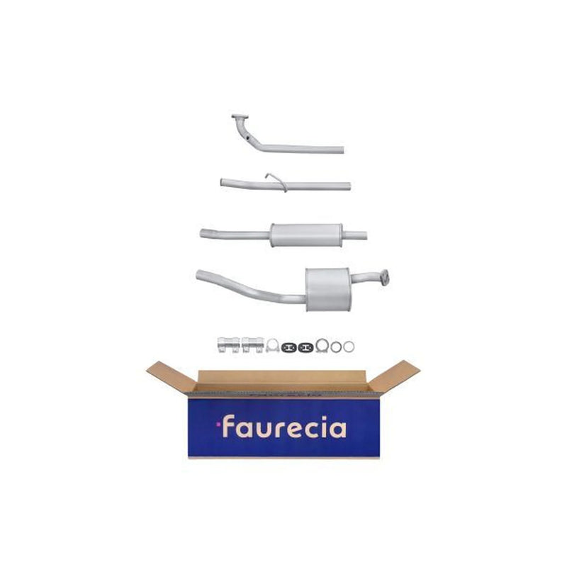 Hella End Silencer Rear fits Daihatsu Charade VI 2003 on 1.0