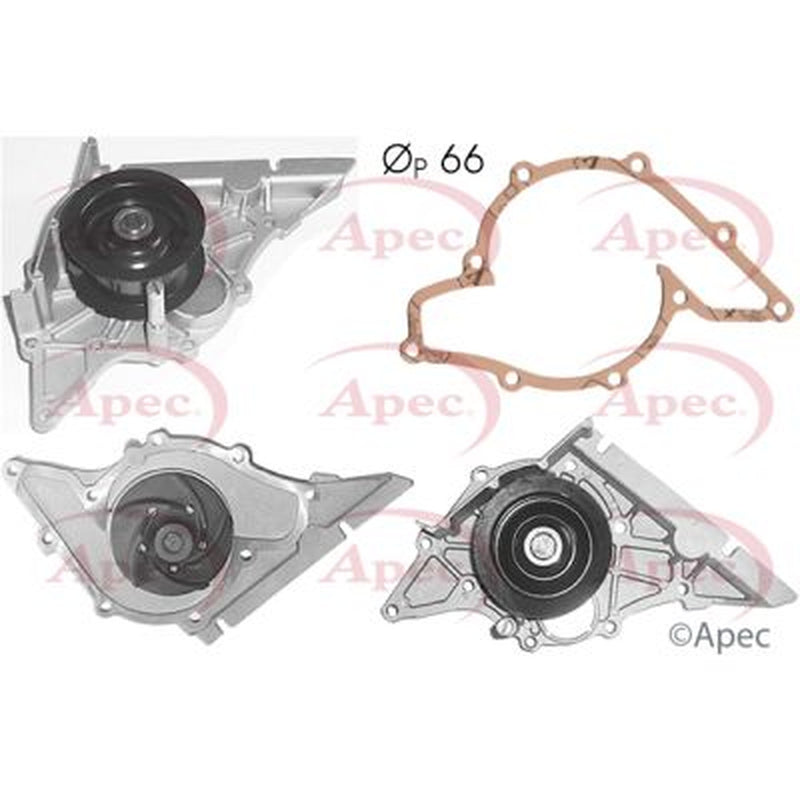 Apec Engine Cooling Water Pump fits Audi A6 C5 1998-2005 3.7 4.2