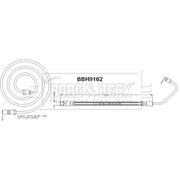Borg & Beck Brake Hydraulic Hose Line outer BBH9162
