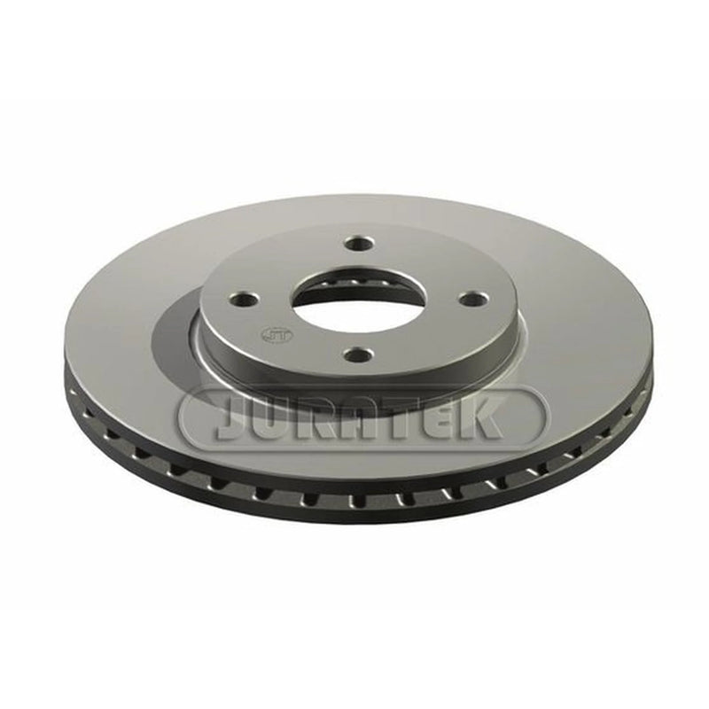 Juratek Front Brake Vented Discs & Pads fits Ford Fiesta V 2005-2008