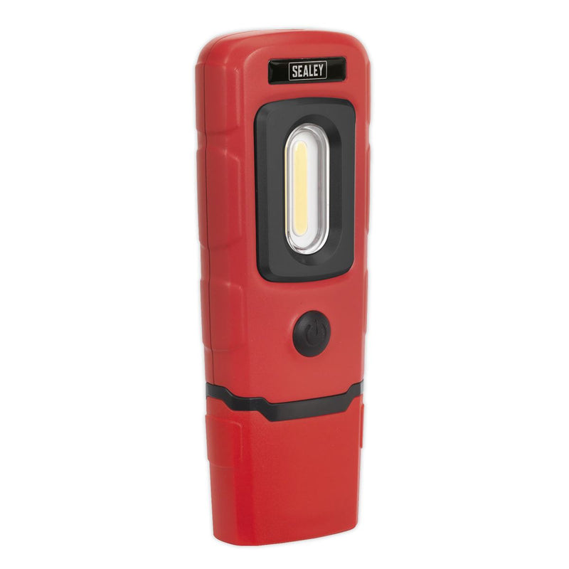Sealey Rechargeable 360 Inspection Light 3W COB & 1W SMD LED Red Lithium-Polymer Sealey - Dynamic Drive