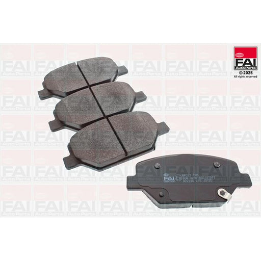 FAI Front Brake Pad Set fits Opel Insignia B Country Tourer 2017-2018 1.6 2.0