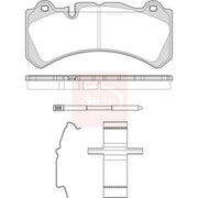 Apec Front Brake Pad Set fits Volvo S60 II 2014-2018 2.0 3.0