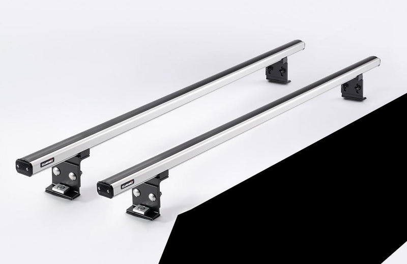 Summit Commercial 2 x Aluminium Fixed Point Roof Bars Rack 1.25m SULC-009 Summit - Dynamic Drive