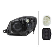 Hella Headlight Headlamp H7 Right fits Skoda Fabia II 2006-2014 1.2 1.4 1.6 1.9