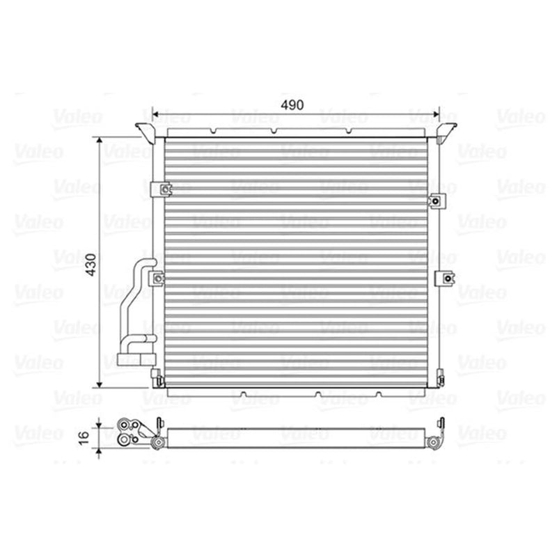 Valeo Air Conditioning Condenser 822608