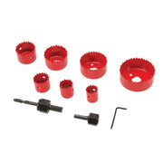 Silverline Holesaw Kit 11pce 21 - 64mm Dia 633479 Silverline  - Dynamic Drive