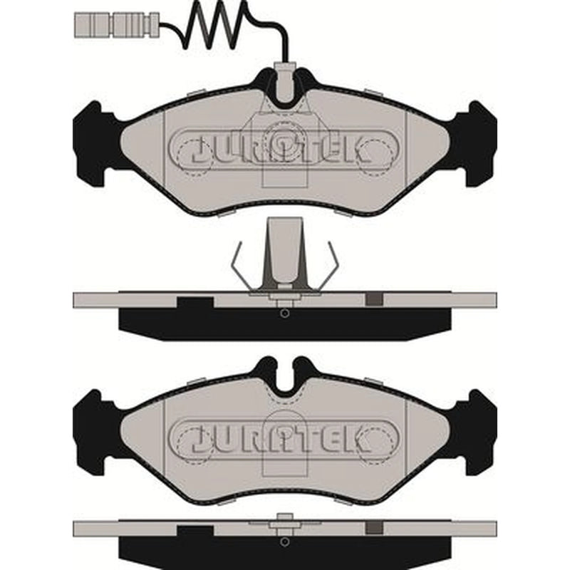 Juratek Rear Brake Pad Set fits Mercedes-Benz Sprinter 2-T 1995-2006