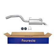 Hella End Silencer Rear fits Citroën C8 2002 on 2.2