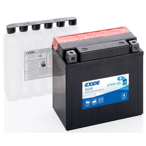 Exide Battery 12V 9Ah 120A ETX9C-BS