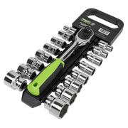 Sealey Socket Set 17pc 1/2"Sq Drive 6pt WallDrive Metric S01245 Sealey - Dynamic Drive