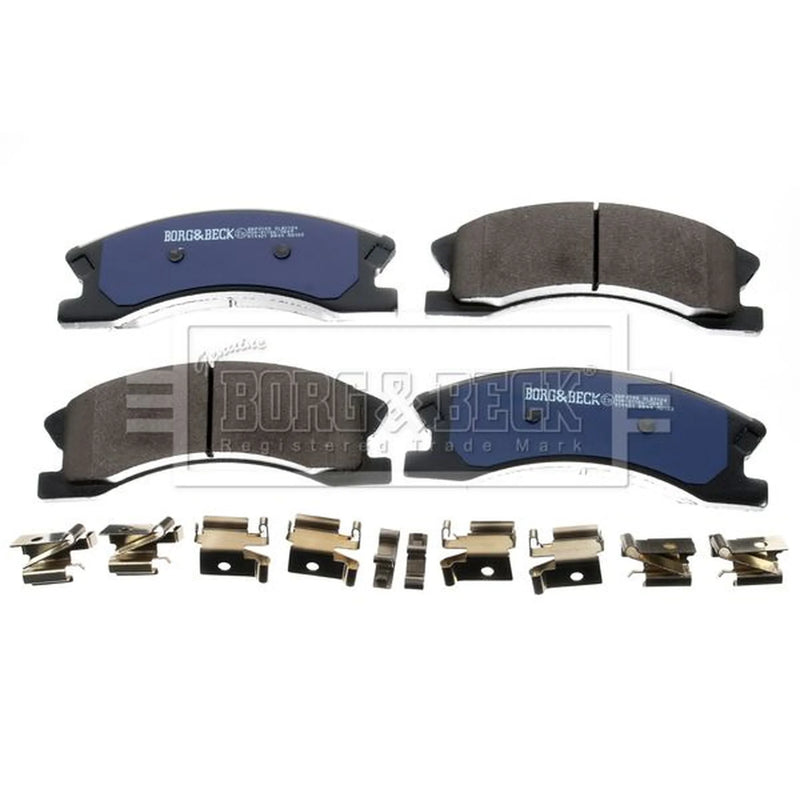 Borg & Beck Front Brake Discs & Pads fits Jeep Grand Cherokee 1999-2005 2.7 4.7