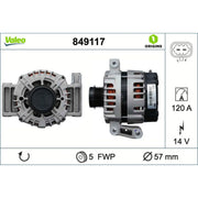 Valeo Car Alternator 12V 849117