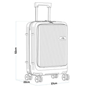 Dellonda Cabin Size Luggage with Laptop Compartments & Dual TSA Lock 20" Dellonda - Dynamic Drive