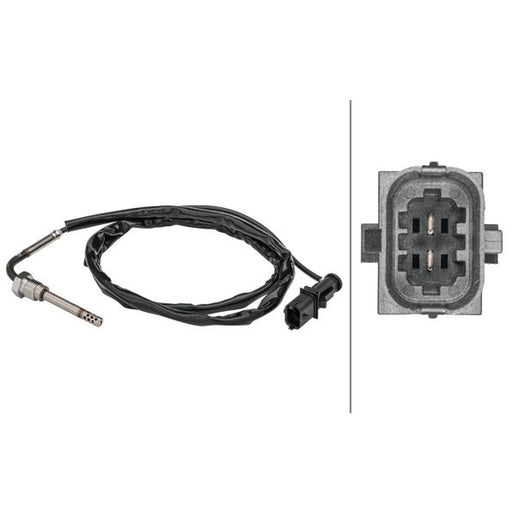 Hella Exhaust Gas Temperature Sensor before soot particulate fil fits Fiat Doblo