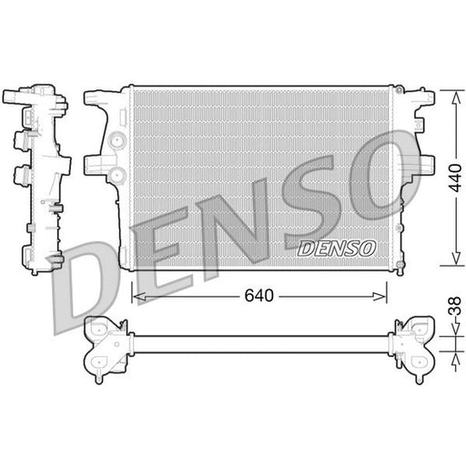 Denso Engine Radiator fits Iveco Daily V 2011-2014