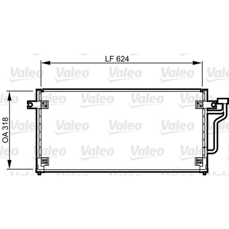 Valeo Air Conditioning Condenser 814240