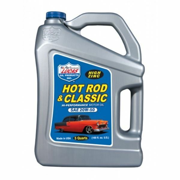 Lucas Oil Hot Rod & Classic Motor Oil SAE 20W-50 4.73L