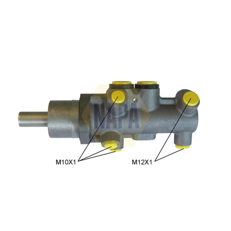 NAPA Brake Master Cylinder Hydraulic Assembly fits Nissan Interstar 2002-2006