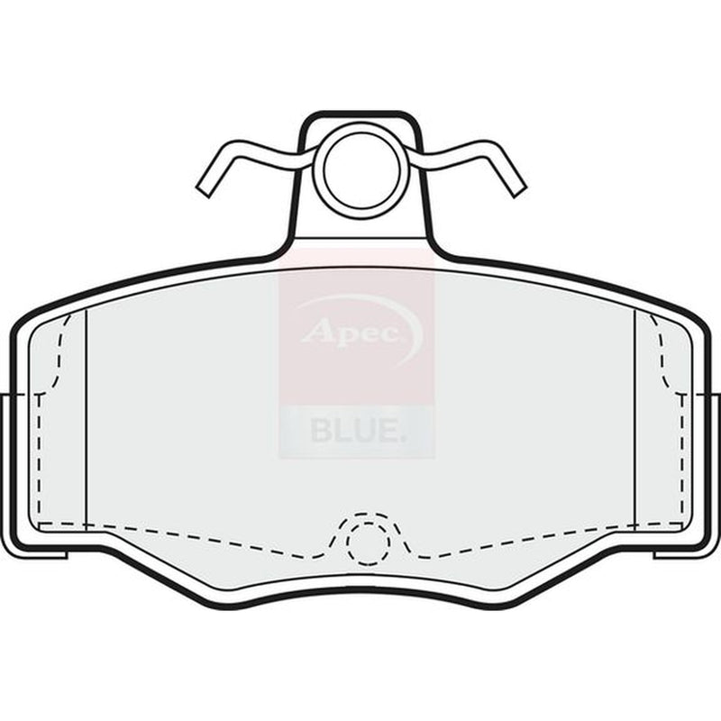 Apec Rear Brake Solid Discs & Pads fits Nissan Almera Tino 2000-2006 1.8 2.0 2.2