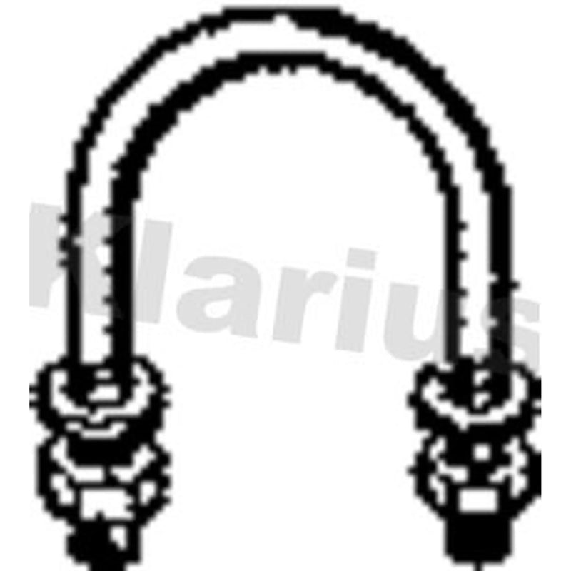 Klarius Exhaust System Clamping Piece OD ID 0mm Wide