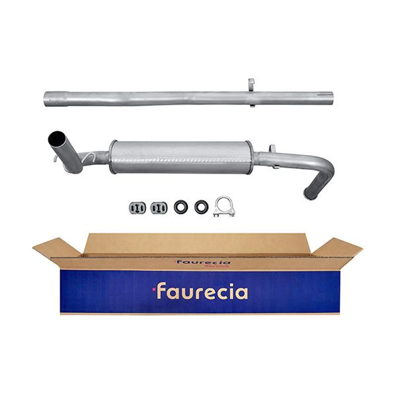 Hella End Silencer Rear fits Seat Ibiza 1984-1993 0.9 1.2 1.5 1.7