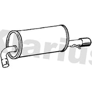 Klarius Box With Tail Pipe (Rh) Right Rear fits Jaguar S-Type II 1999-2007