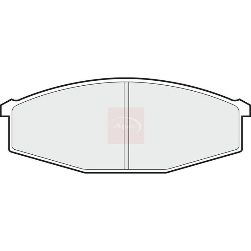 Apec Front Brake Pad Set fits Nissan Cabstar 1982-2000 2.0 2.5