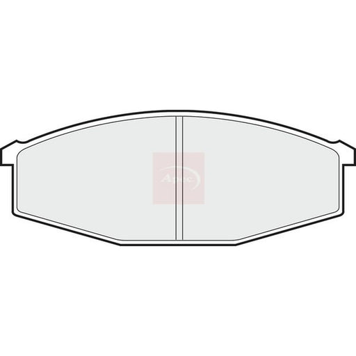 Apec Front Brake Pad Set fits Nissan Cabstar 1982-2000 2.0 2.5
