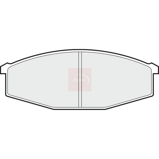 Apec Front Brake Pad Set PAD375