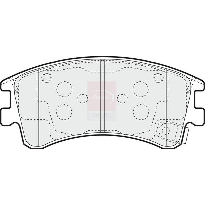 Apec Front Brake Pad Set fits Mazda 6 2002-2007 2.0 2.3 3.0