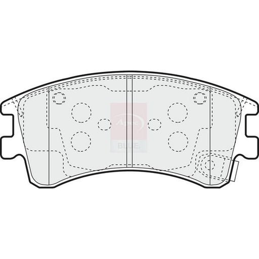 Apec Front Brake Pad Set fits Mazda 6 2002-2007 2.0 2.3 3.0