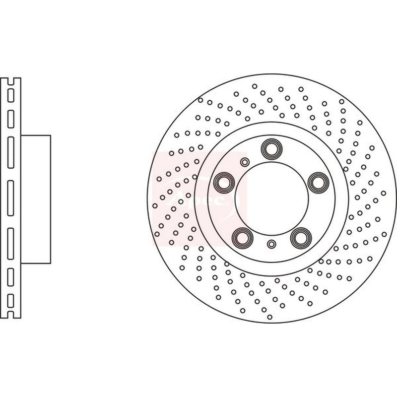 Apec Front / & Rear / Brake Discs & Pads fits Porsche 911 2008-2012 3.6