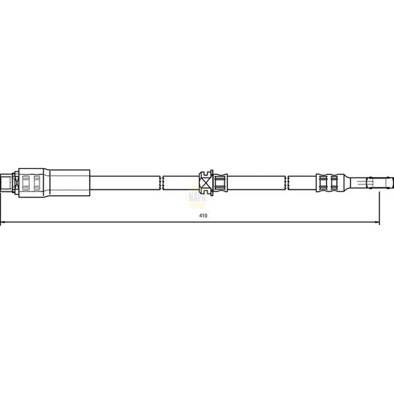 NAPA Brake Hydraulic Hose Line Front NBH1021