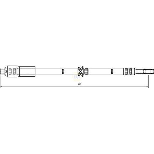 NAPA Brake Hydraulic Hose Line Front NBH1021