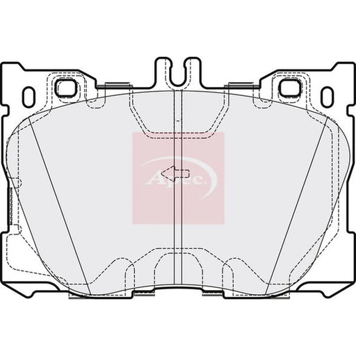 Apec Front Brake Pad Set PAD2139