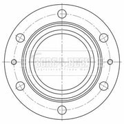 Borg & Beck Front & Rear Brake Discs & Pads fits Iveco Eurocargo I-Iii 2000-2015