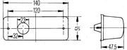 Hella 2BM 006 692-077 Auxiliary Direction Indicator