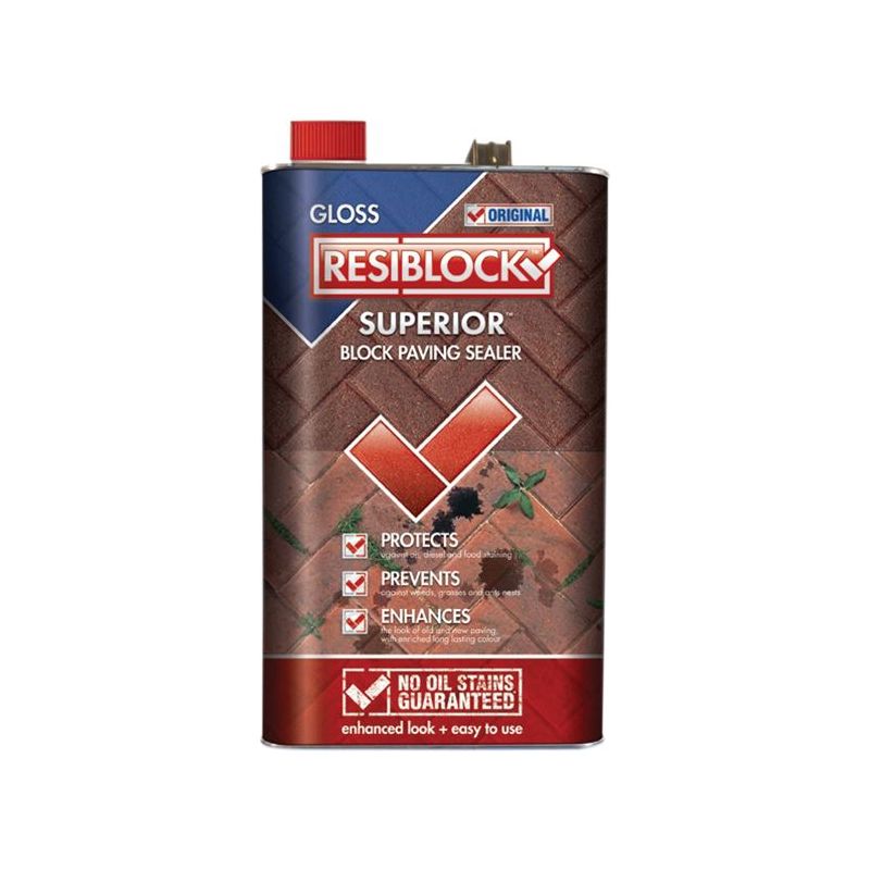 Everbuild Sika Resiblock Superior Original Gloss 5 litre Everbuild Sika - Dynamic Drive
