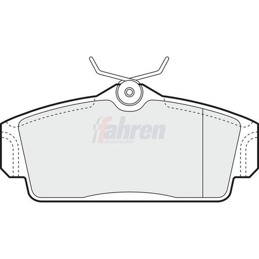 Fahren Front Brake Pad Set FBP3042