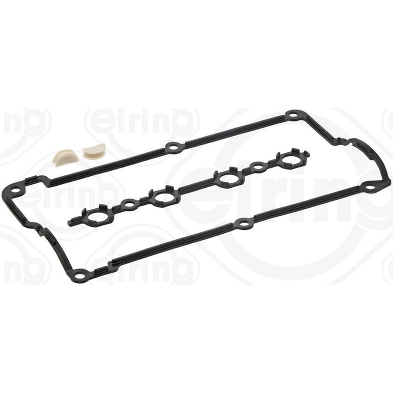 Elring Cylinder Head Cover Gasket Set fits Audi 100 C4 1992-1994 2.0
