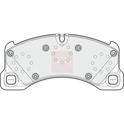 Apec Front Brake Pad Set PAD1670