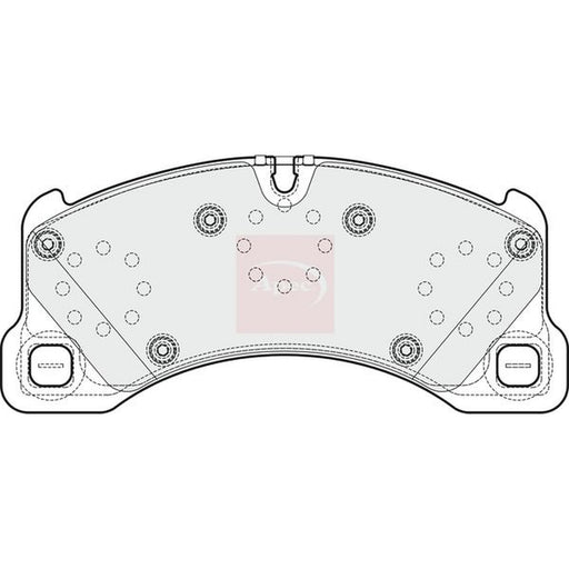 Apec Front Brake Discs & Pads fits Porsche Cayenne 2010-2018 3.0 3.6 4.2 4.8