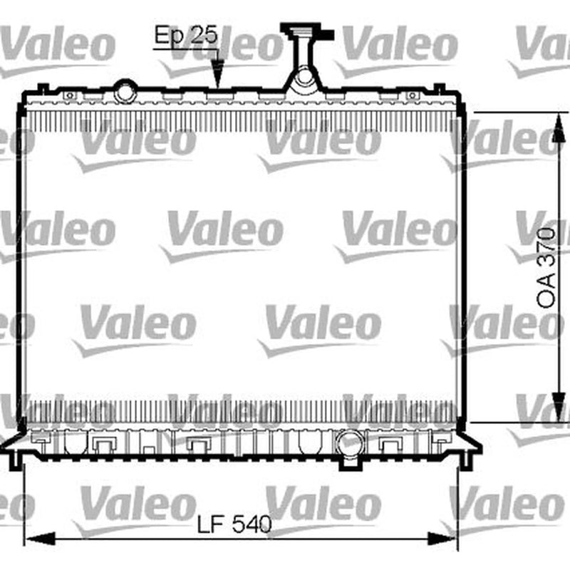 Valeo Engine Radiator 735508