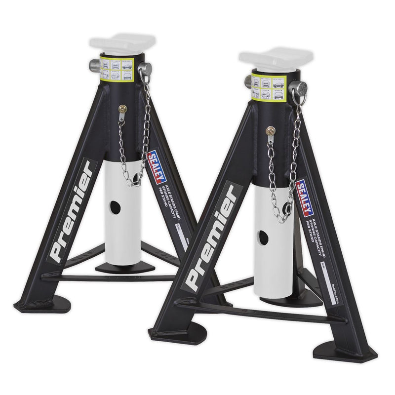 Sealey Axle Stands (Pair) 6 Tonne Capacity per Stand AS6 Sealey  - Dynamic Drive
